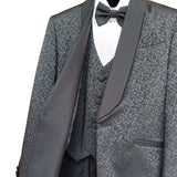 EDY FERRETTI LUXURY SMOKING DAMASCATO NERO 5 pz. cod. FE2404