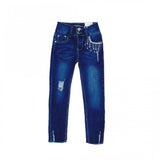 jeans blu da ragazza