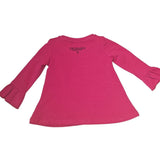 Trussardi maglietta fucsia neonato con maniche a campana cod.tia21068ts