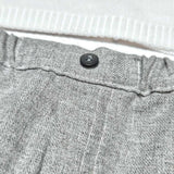 Klaiadì completo di lana panna e grigio con maglioncino e pantalone cod. Kccm33