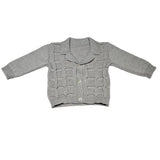 Klaiadì completo di lana panna e grigio con maglioncino e pantalone cod. Kccm33