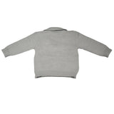 Klaiadì completo di lana panna e grigio con maglioncino e pantalone cod. Kccm33