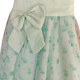 KLAIADI' abito in lino e tulle cerimonia tiffany cod. kd245