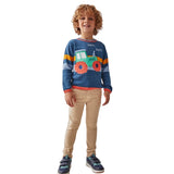 Street monkey maglioncino con trattore multicolour cod. 344033