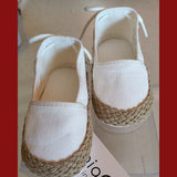 Klaiadì scarpine modello espadrillas col. panna cod.KF522