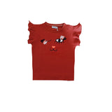 Dirkje t-shirt in cotone organico con occhiolino