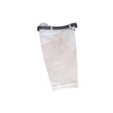 Bermuda bianco con tasche laterali.