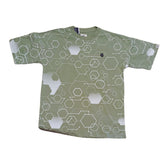 Garcia T-shirt di cotone organico stilizzata verde salvia