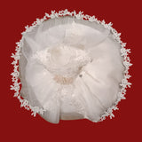 Abito battesimo/ cerimonia sartoriale luxury con pizzo