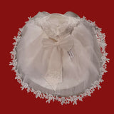 Abito battesimo/ cerimonia sartoriale luxury con pizzo