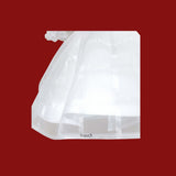 Klaiadì abito battesimale di raso con strato di tulle decorato cod.KD25103