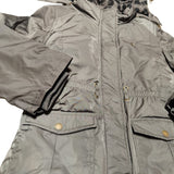 NO WAY MONDAY  parka waterproof grigio con pelliccia maculata cod. s48000