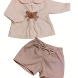 Clinico / completo 2 pezzi  luxury rosa e cipolla lavorata