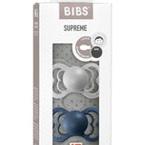 Bibs ciucci farfalle col. grigio e blu cod.160348