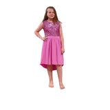 Melany Rose abito con paiettes con coda cod.A5780j