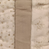 TRIS QUADRATI DI STAMPA VARIEGATA CON IL NEUTRO