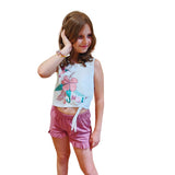 Street Monkey  shorts rosa antico con arricciatura con pizzo cod. 246012
