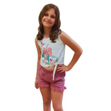 Street Monkey  shorts rosa antico con arricciatura con pizzo cod. 246012