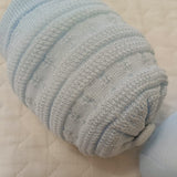 Set corredino completo cappellino e babbucce di filo lavorate