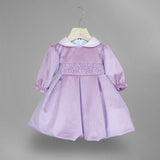 KLAIADI'  abito battesimale con manichina lunga rosa antico