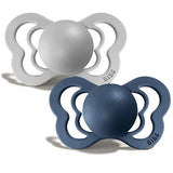 Bibs ciucci farfalle col. grigio e blu cod.160348