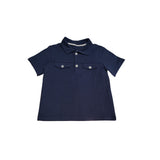 Gymp polo blu di cotone organico cod . 3533275