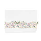 lenzuolino bianco tema floreale per neonato klaiadì