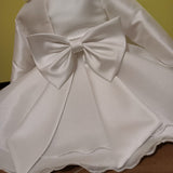 ABITO BATTESIMALE Con volant brillantinati e bolerino incluso