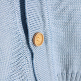 Klaiadì completo battesimale 5 pz. beige e celeste