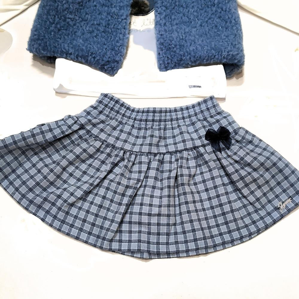 dettagli a quadri avion per bambina gymp