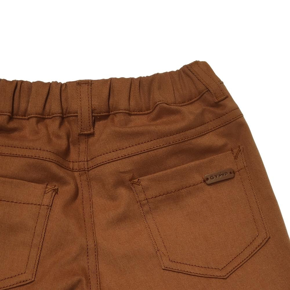 dettagli  del retro  pantalone cammello bambino gymp