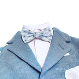 Klaiadì abito battesimo con coppola col. polvere cod. kd506n