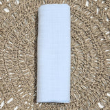 TRIS  QUADRATI. CELESTE CON ARCOBALENI COD. MELBA004