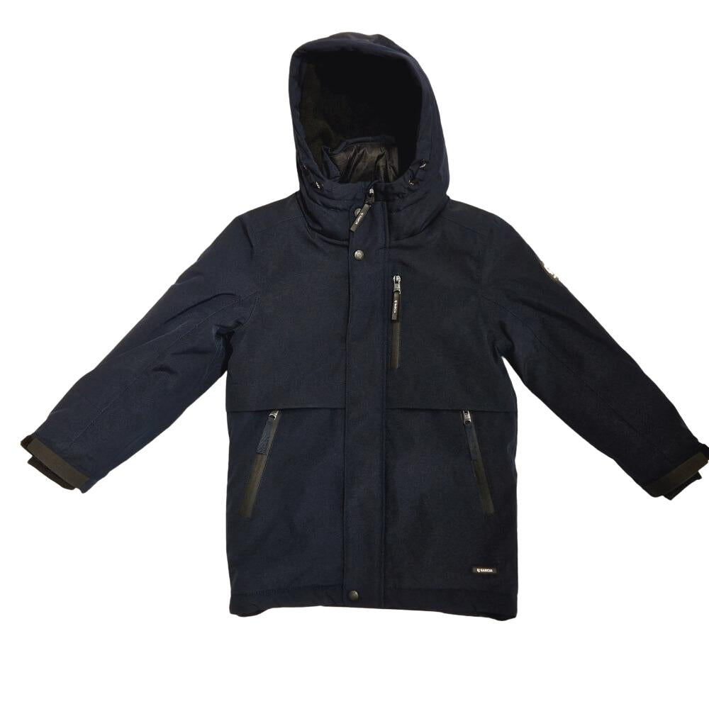 giubbino waterproof blu notte per ragazzo garcia