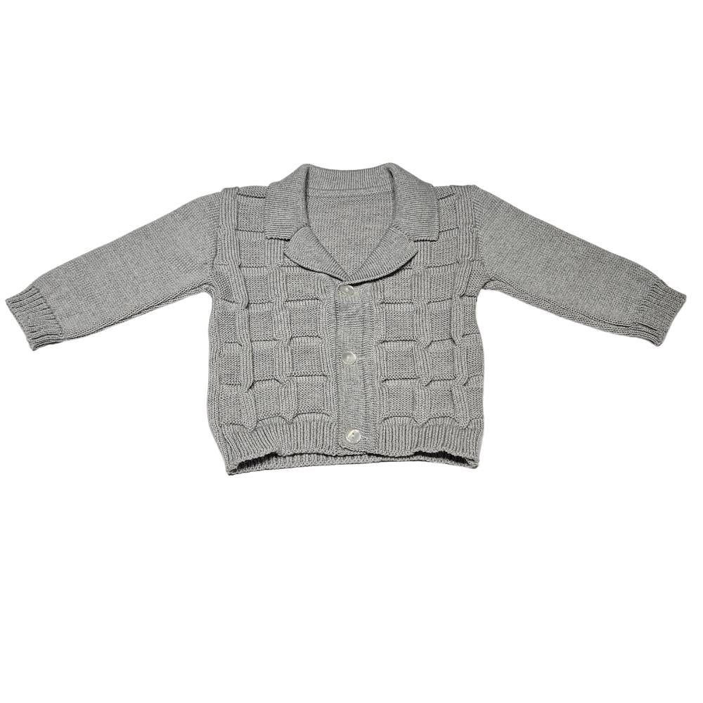 golfino grigio per bambino