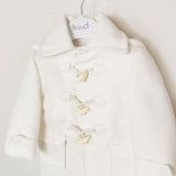 Klaiadì cappottino modello Montgomery panna