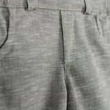 Klaiadì completo  neonato due pezzi con camicia con colletto a righe e bermuda in  cotone e  lino