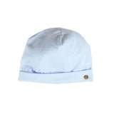Klaiadì set bavetta e cappello del tema" corredino jersey cielo" cod. K156BC
