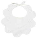 Klaiadì set corredino  bavetta con cuffietta del tema corredino roselline cipolla cod. K147BC