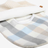 Klaiadì corredino completo bavetta e cappellino tema bianco e beige