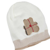 CUORICINO MIO cappellino del tema corredino " orsetto stile Burberry"