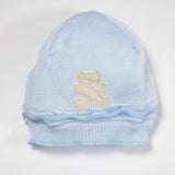 CUORICINO MIO cappellino del tema corredino " teddy cielo"