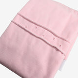 Klaiadì copertina di ciniglia rosa "del tema  corredino fiorellino rosa "