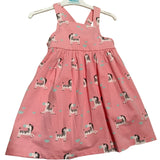 Street Monkey abito rosa con zebre cod. 243040