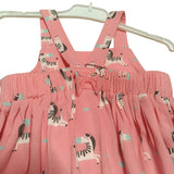 Street Monkey abito rosa con zebre cod. 243040